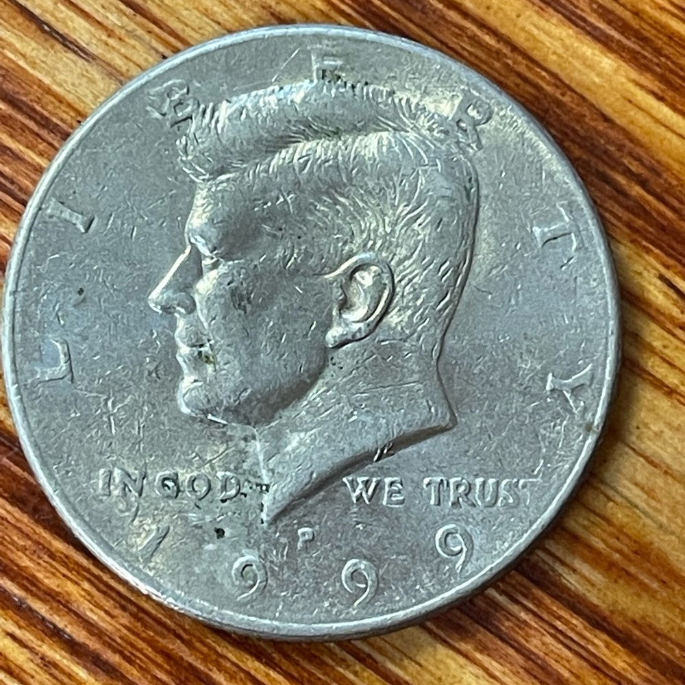 1999 JFK half dollar